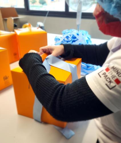 Mind The Pack confezionamento manuale